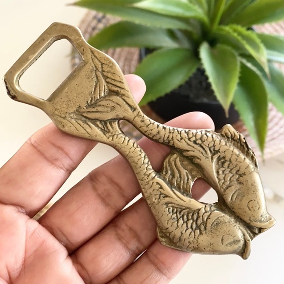 ❤️… Anthropologie Brass Bottle Opener